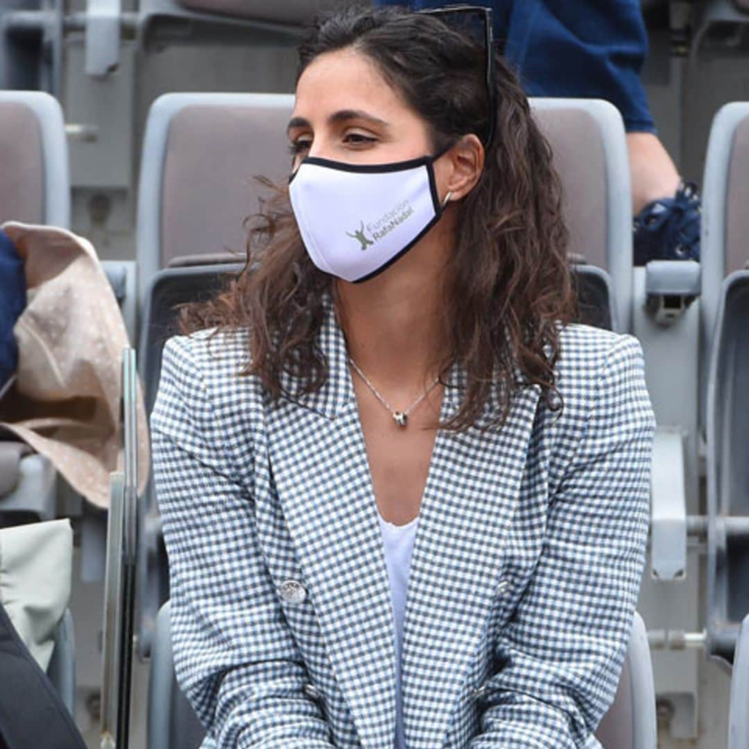 Mery Perelló elige una americana de Zara para apoyar a Rafa Nadal