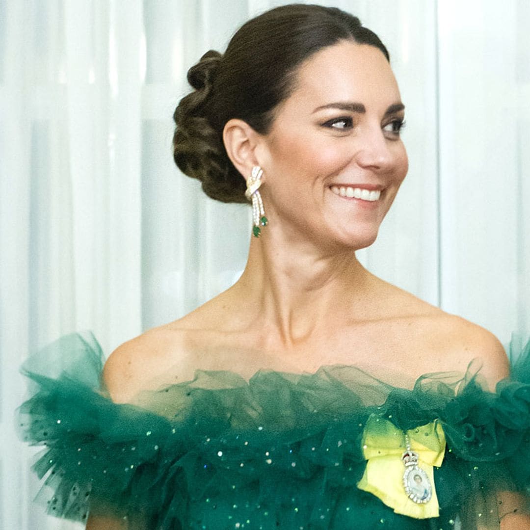 Kate Middleton, fabulosa con su elección más 'royal': vestido princesa de tul y lentejuelas