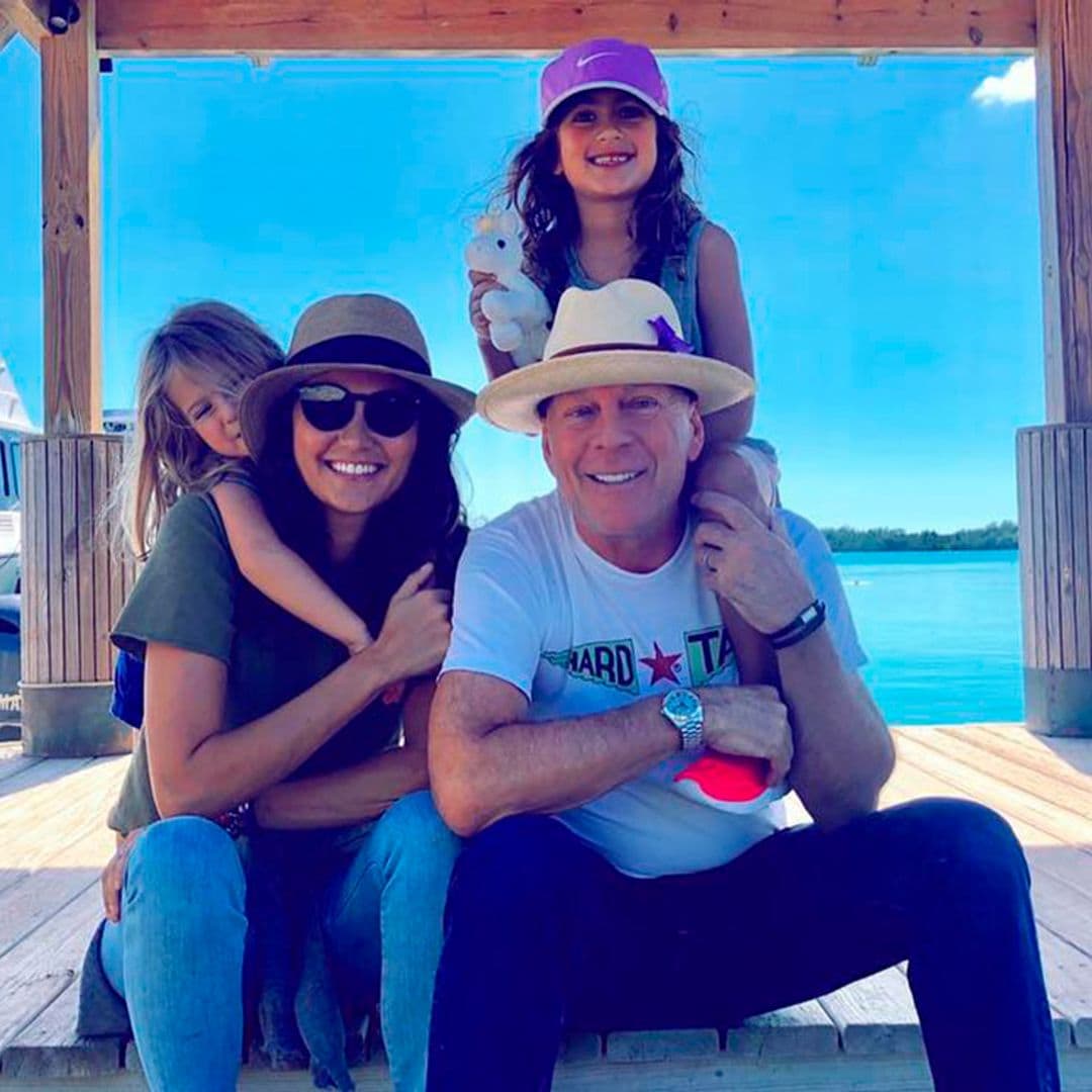 Bruce Willis, puro amor en las inéditas fotografías que ha compartido su mujer por el cumpleaños de su hija mayor