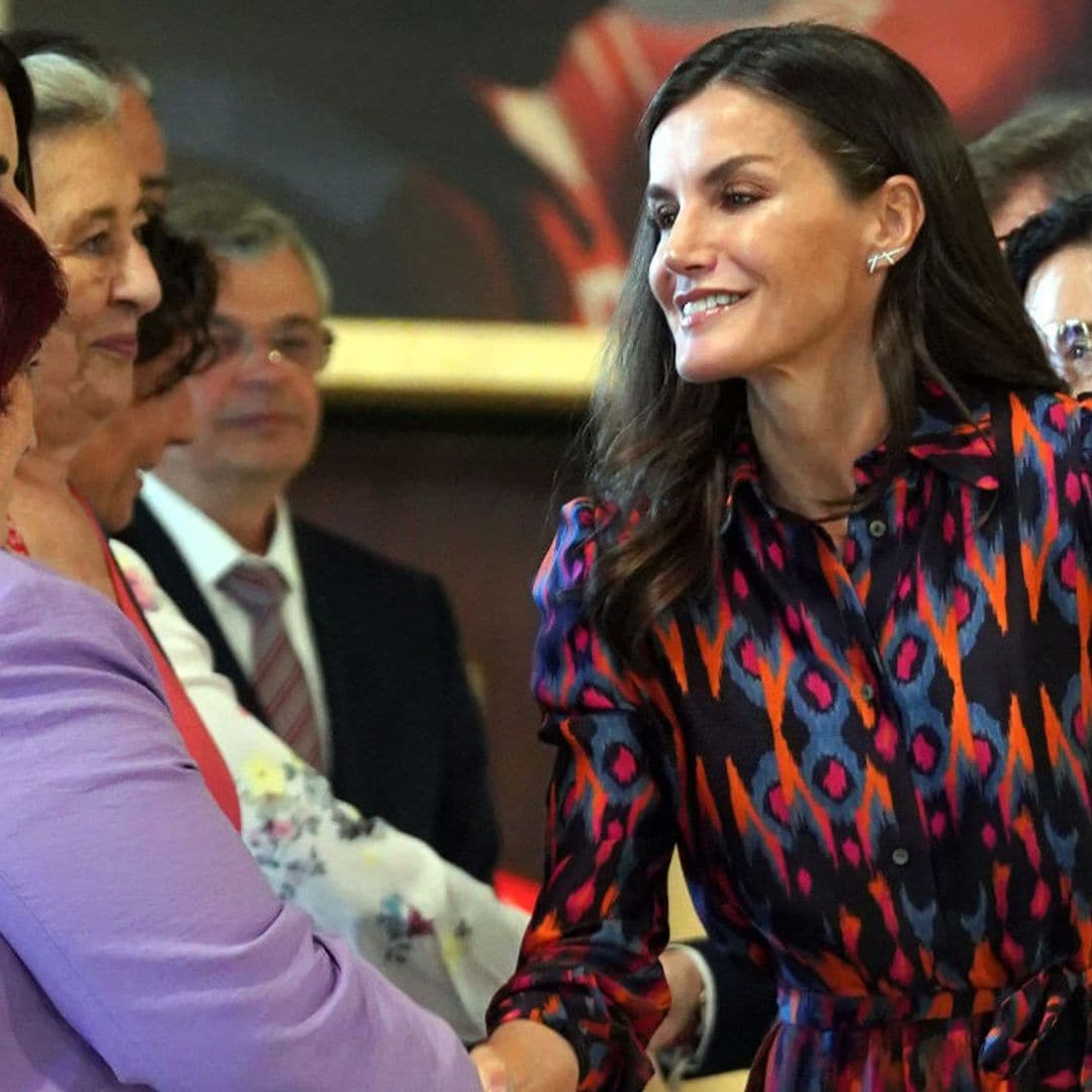 Escucha las palabras en ucraniano que la reina Letizia le ha dedicado al presidente de la Cruz Roja del país