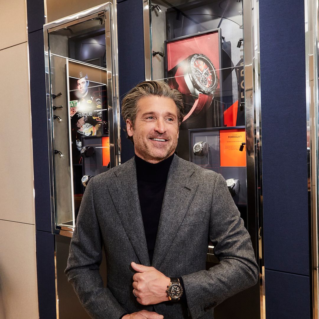 Hora de brillar: Patrick Dempsey inaugura la nueva boutique de TAG Heuer en Barcelona