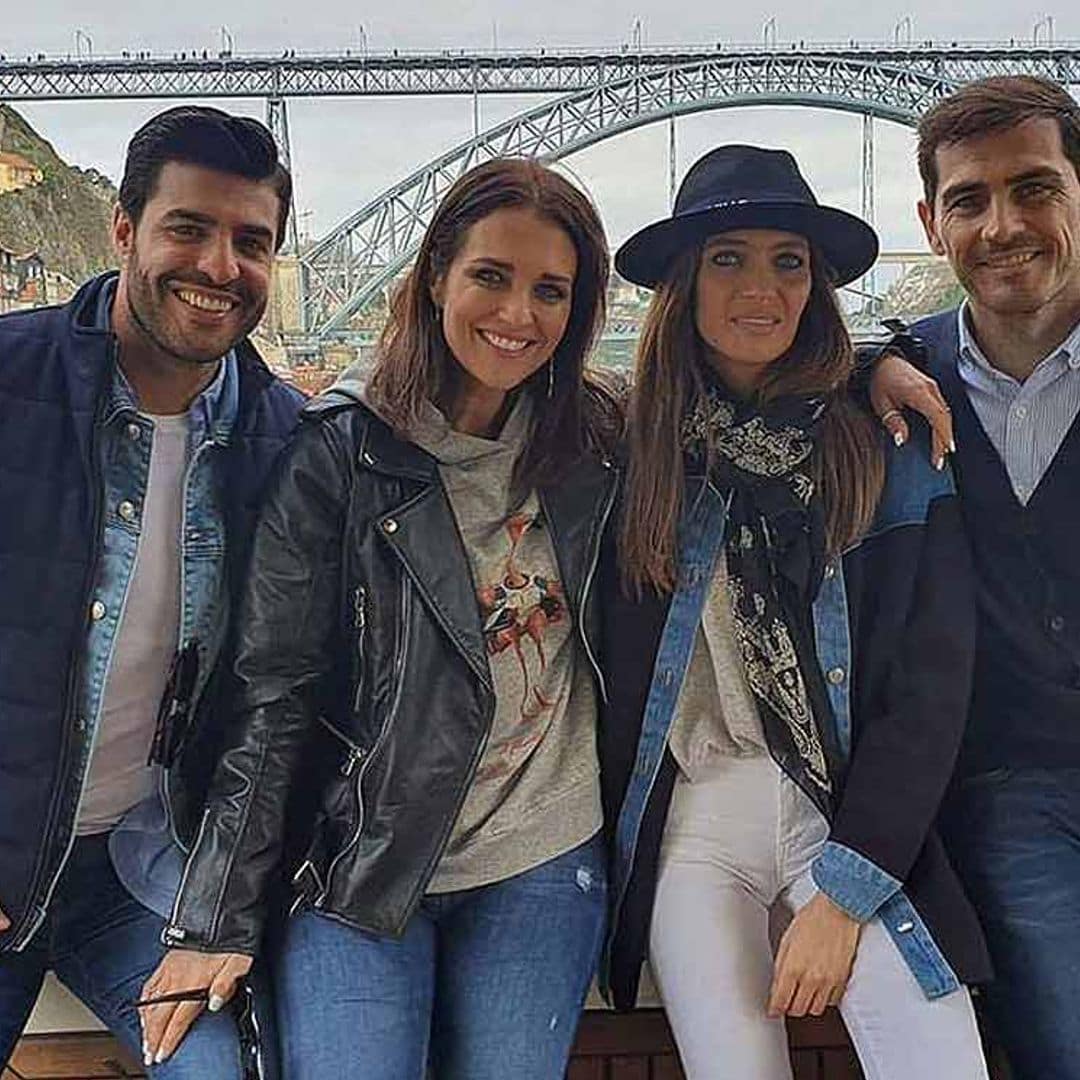 Paula Echevarría y Miguel Torres, con Iker y Sara, sus 'perfectos anfitriones' en Oporto