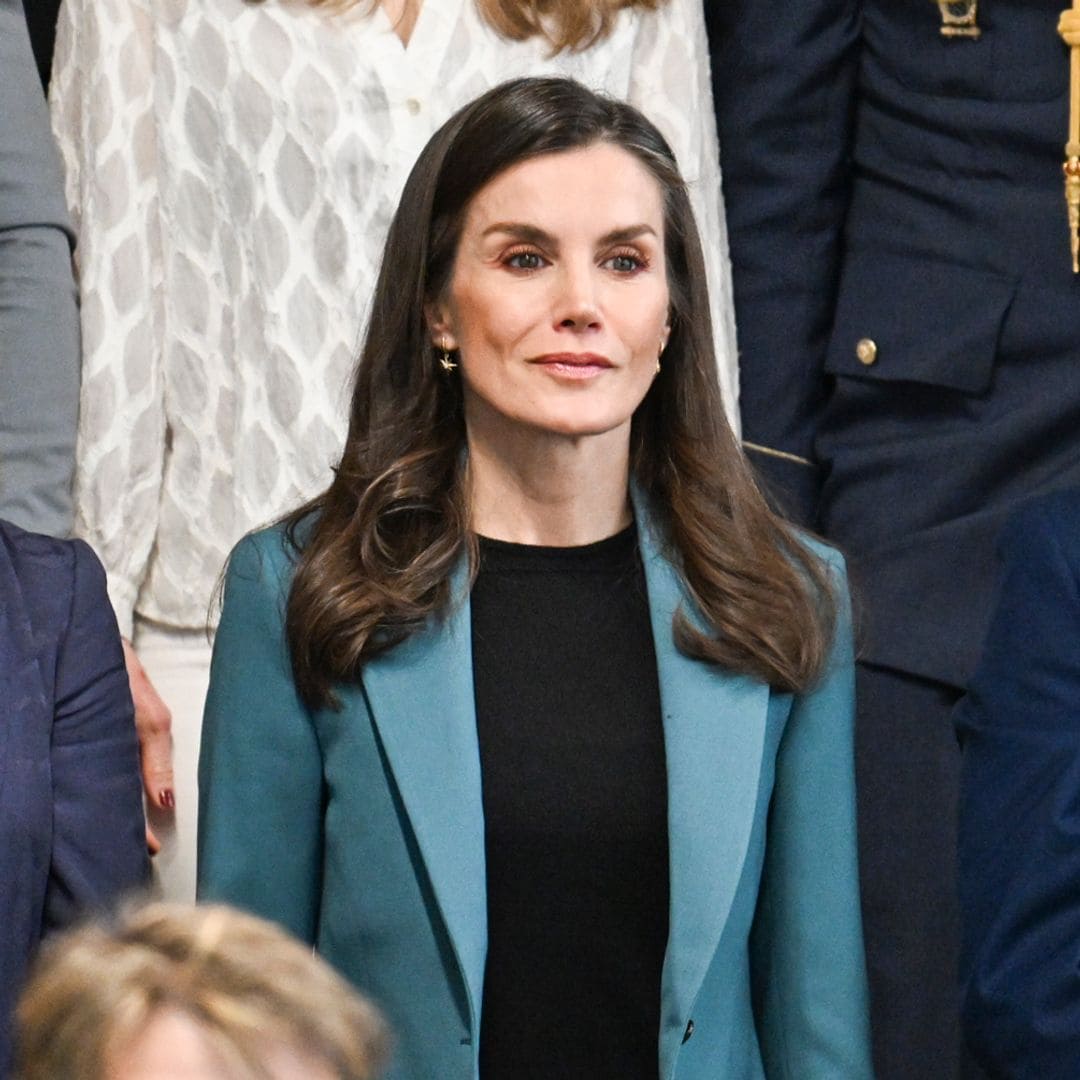 Reina Letizia con traje en Palma de Mallorca