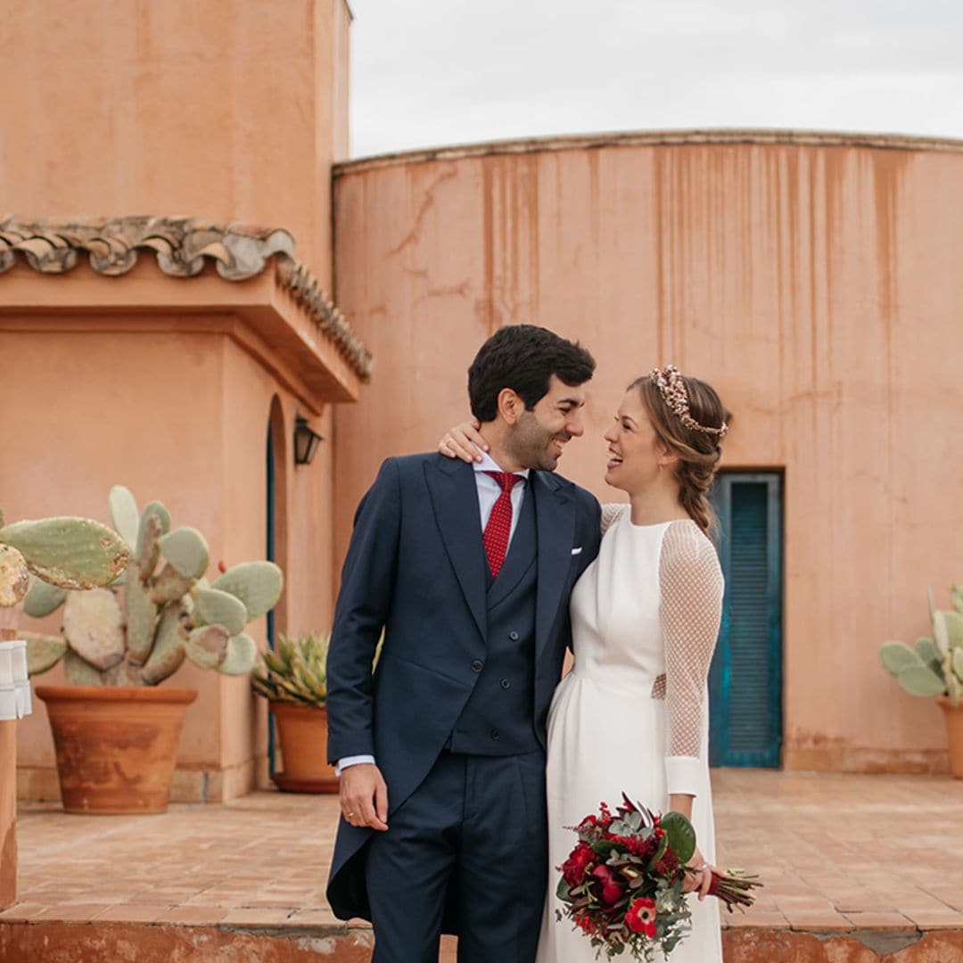 La historia de Ana, la novia malagueña del vestido sencillo y la eterna sonrisa