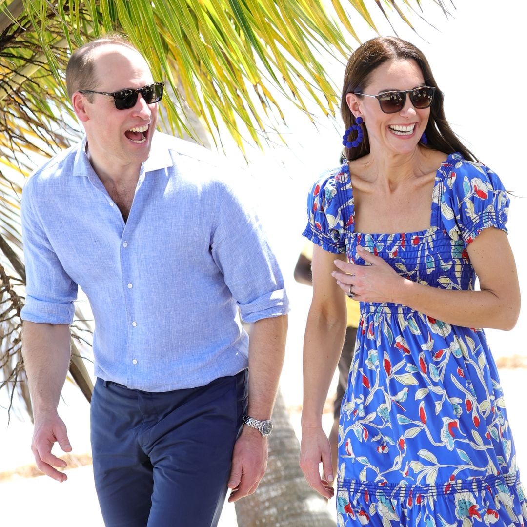 El príncipe William y la princesa Kate disfrutan de unas vacaciones en el Caribe con sus hijos