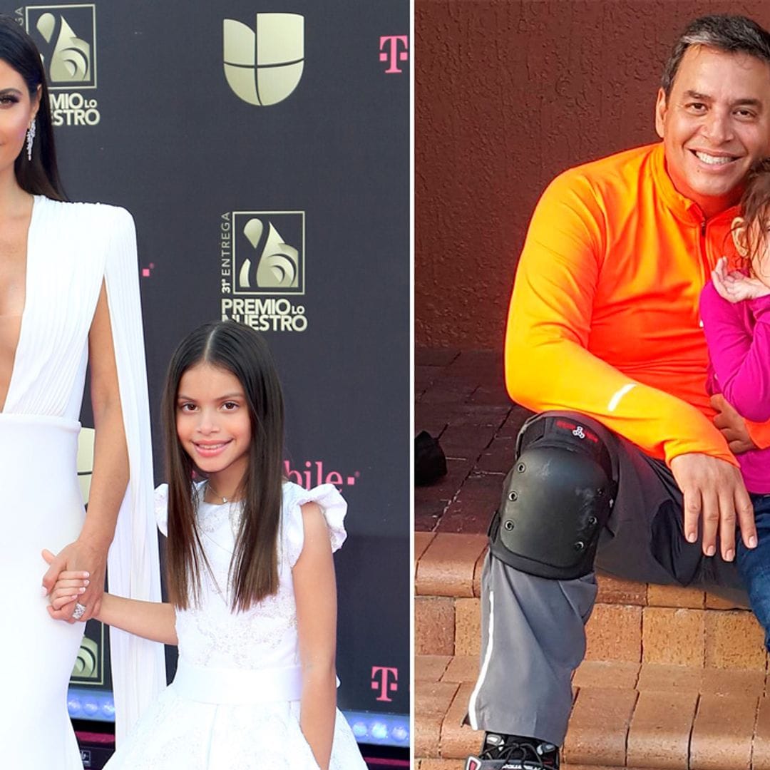 Daniel Sarcos, el más orgulloso por su hija en la alfombra de Premio Lo Nuestro