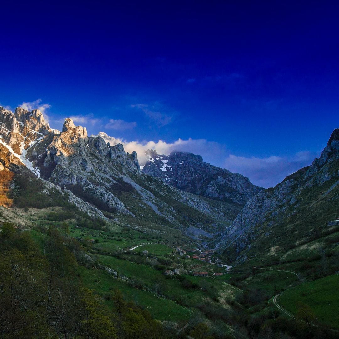 Vega de Sotres, montañas de los Picos de Europa, Asturias