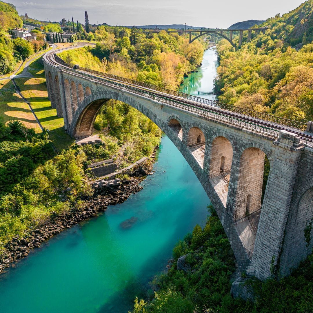 Puente Solkan, Nova Gorica, Eslovenia