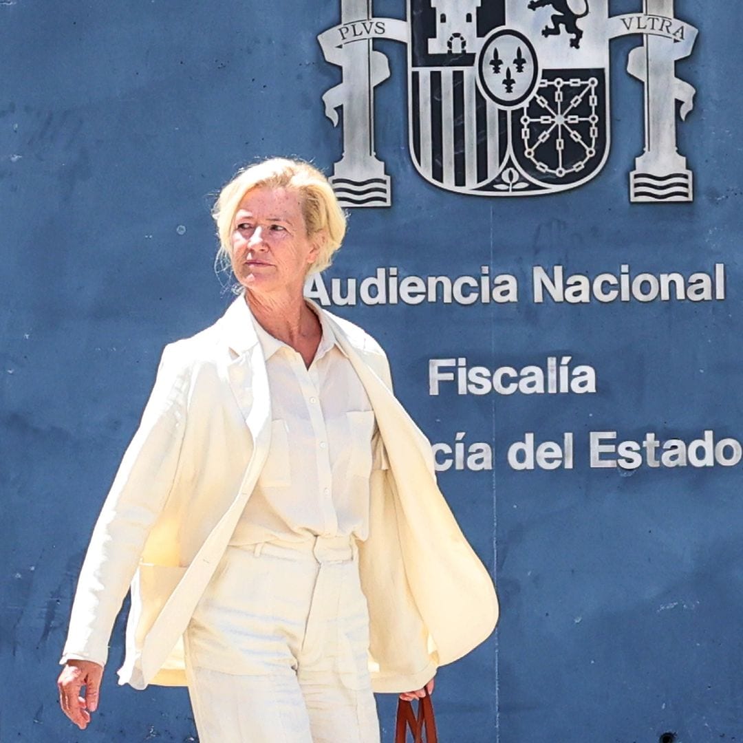 Actress Ana Duato at " Audiencie Nacional " during Nummaria Case trial in Madrid 12 June 2024