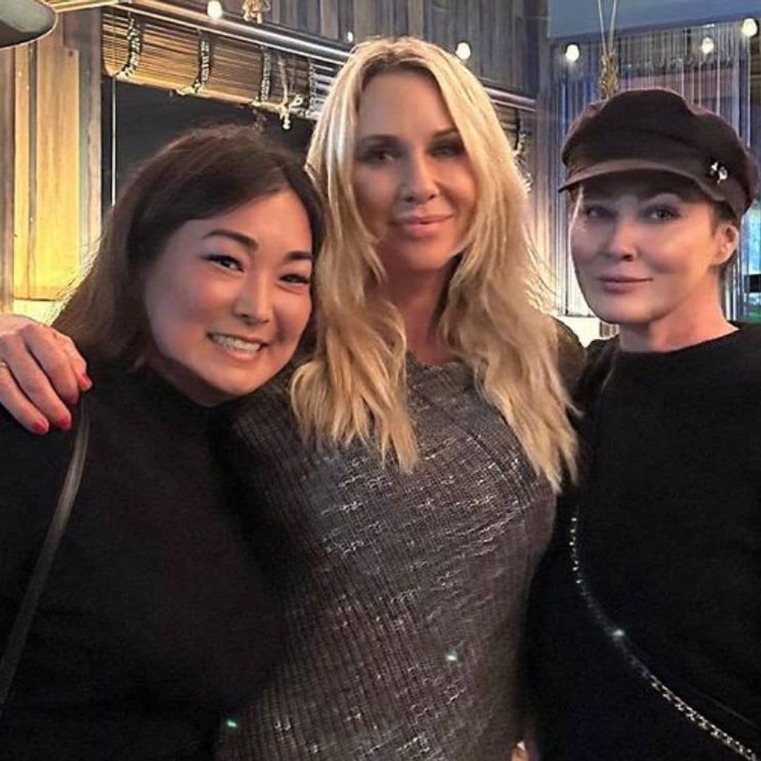 Shannen Doherty se refugia en sus mejores amigas tras revelar que el cáncer ha llegado a su cerebro