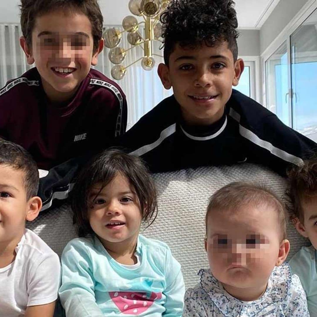 Los hijos de Cristiano Ronaldo y Georgina Rodríguez se divierten en Portugal con sus primos