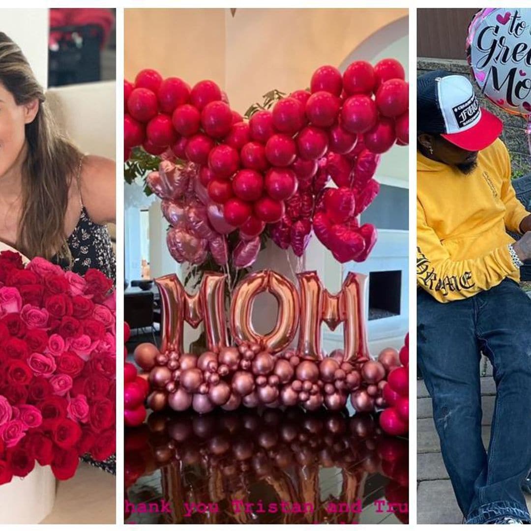 Flores, globos y bolsos de lujo… los regalos de las ‘celebs’ por el Día de las Madres