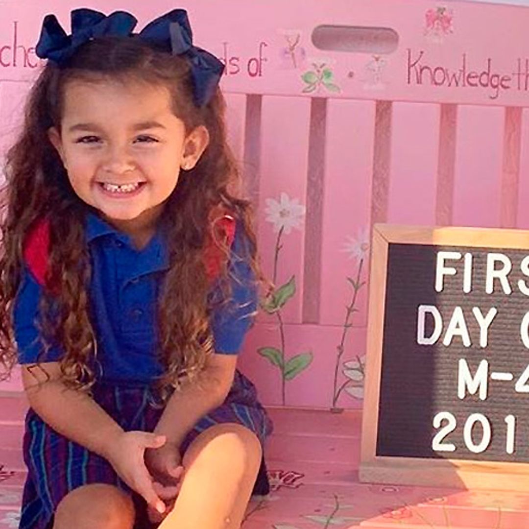 ¡Adorable! Sofía, la hija de Bárbara Bermudo, en su primer día de clases en preescolar