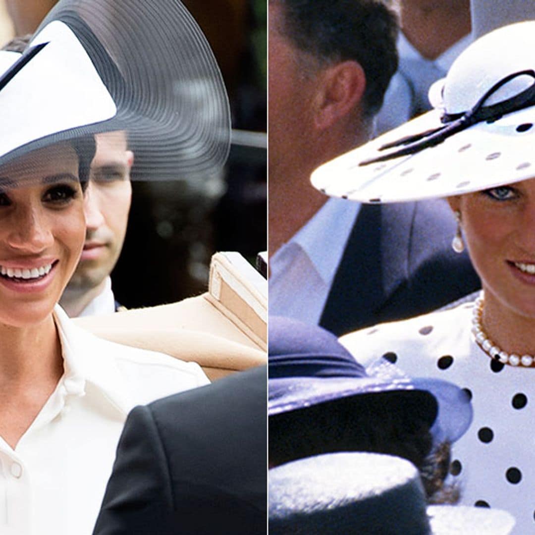 El primer 'look' de Meghan Markle en Ascot, una sucesión de homenajes a la princesa Diana