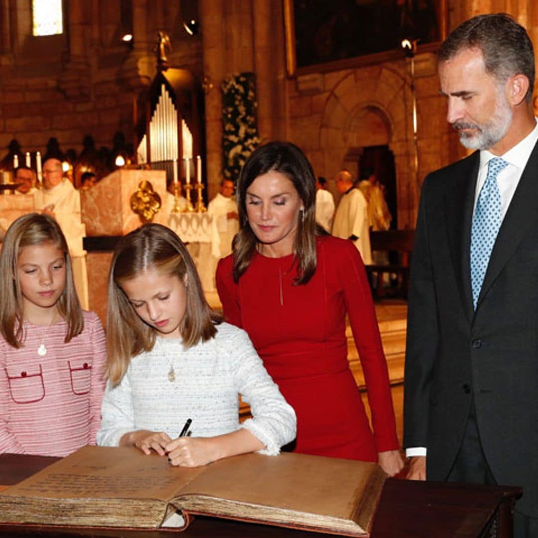 El gesto de Leonor que confirma lo que ya imaginábamos... ¡es zurda!