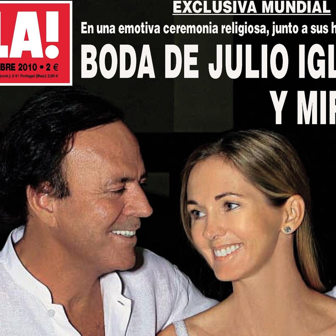 Julio Iglesias y Miranda Rijnsburger celebran 12 años de casados: recordamos su boda en Marbella