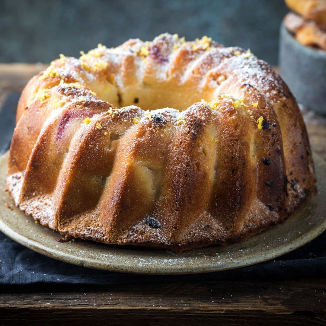 'Bundt cake' de frutos rojos