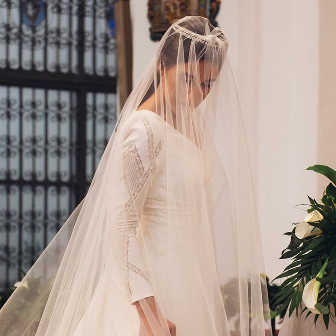 Un vestido desmontable para María, la novia sevillana que quería ser diferente a las demás