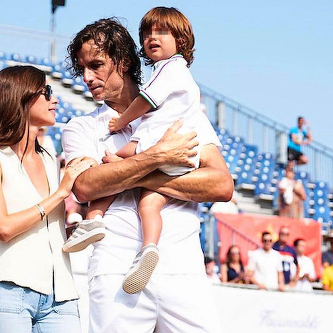 Sandra Gago y su niño reciben la dedicatoria más especial de Feliciano López en su adiós a las canchas