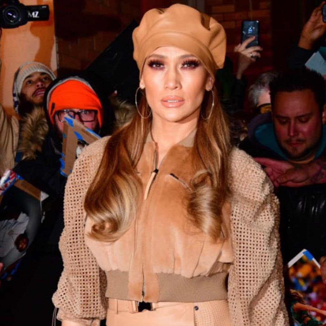 Jennifer Lopez y el fashion trend del invierno, el color camel