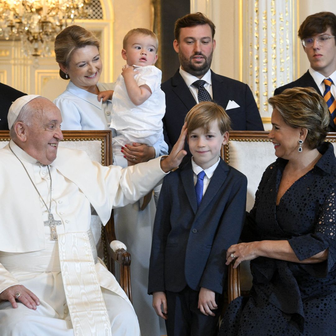 Los nietos de Enrique y María Teresa de Luxemburgo, protagonistas de una divertida audiencia con el Papa