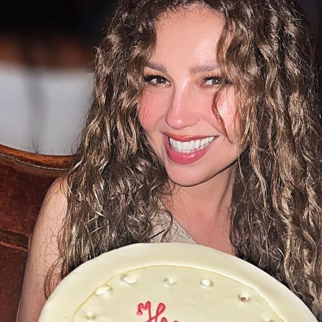 Thalía celebra su cumpleaños rodeada del amor de Tommy Mottola y su hijo Matthew