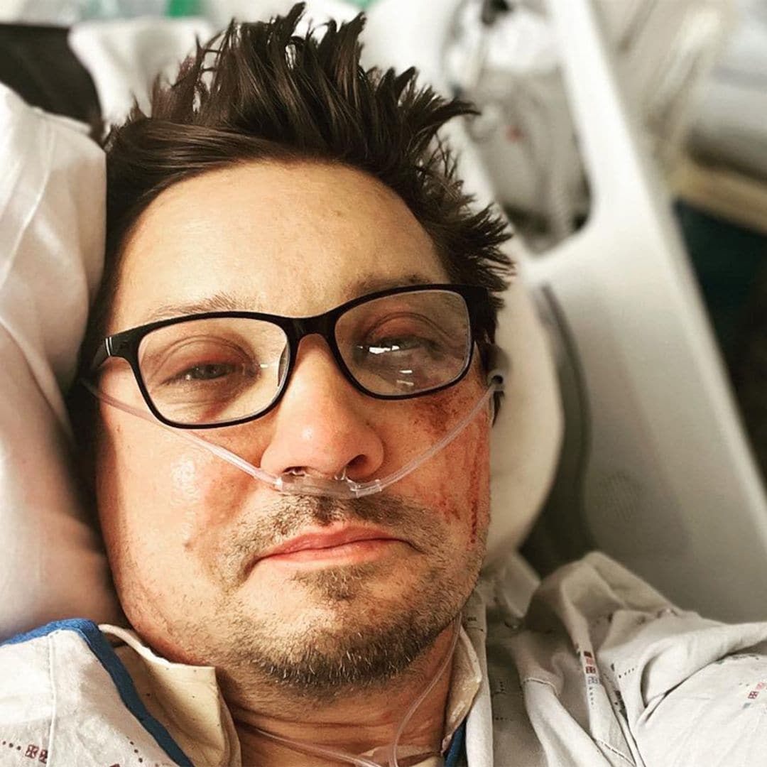 La impactante foto del actor Jeremy Renner tras el grave accidente que sufrió rescatando a un familiar