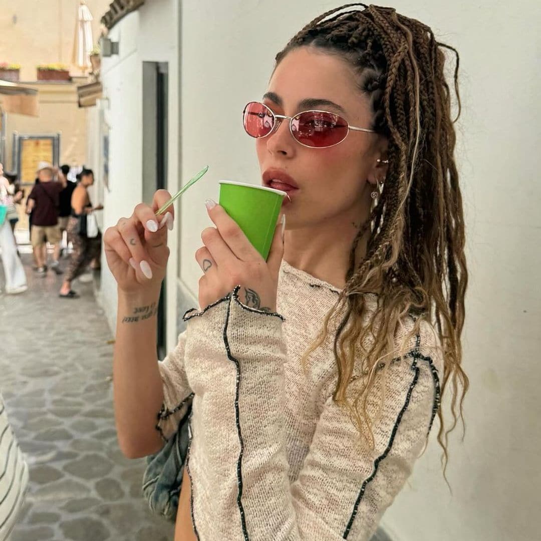 Tini Stoessel de vacaciones en Italia