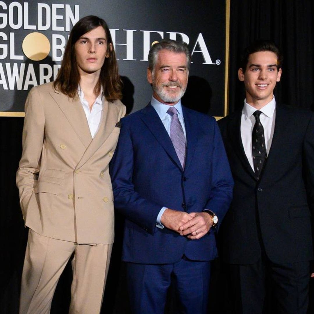 Así son los hijos de Pierce Brosnan que ejercerán de embajadores de los Globos de Oro