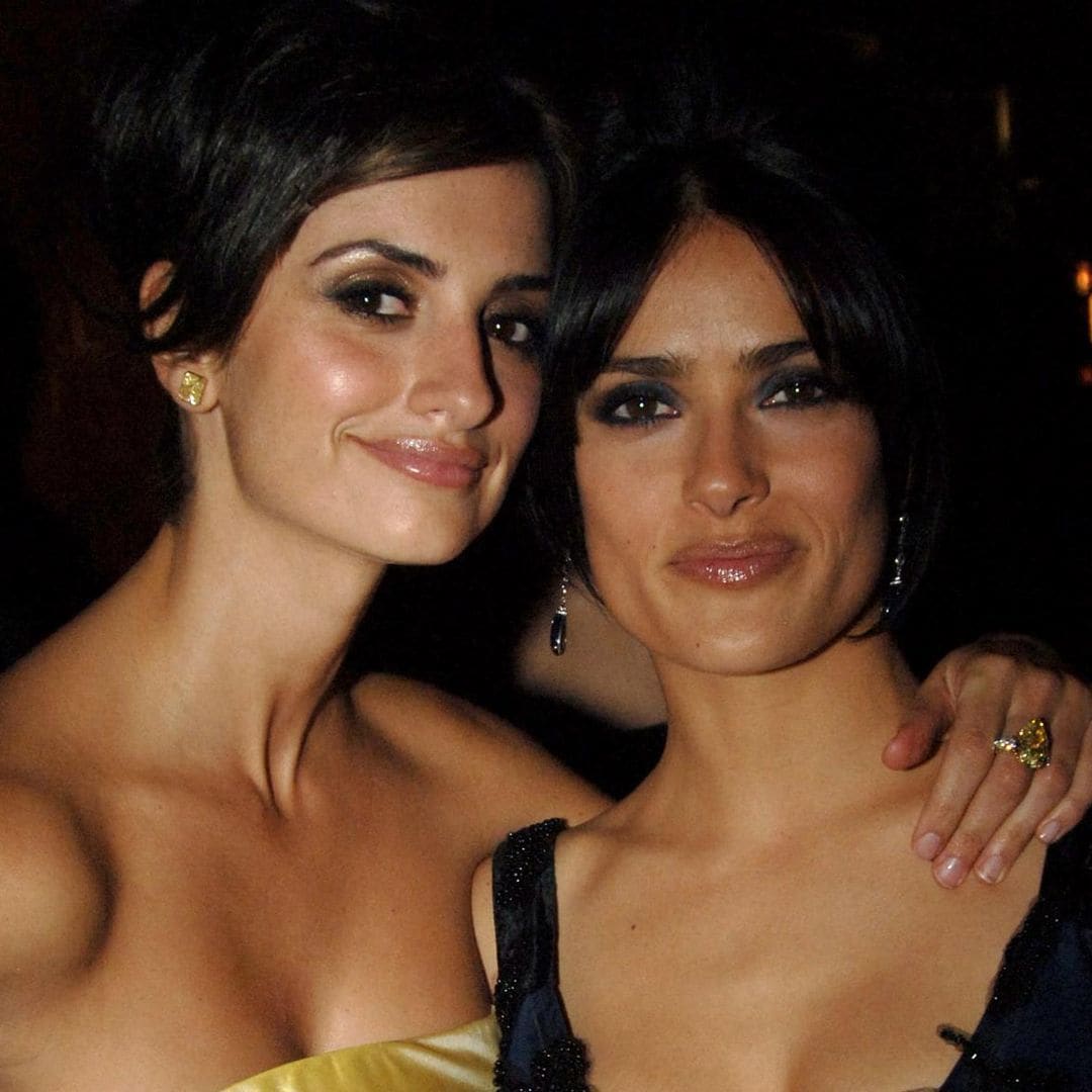 Salma Hayek, la más emocionada por su reencuentro con Penélope Cruz en los Oscar