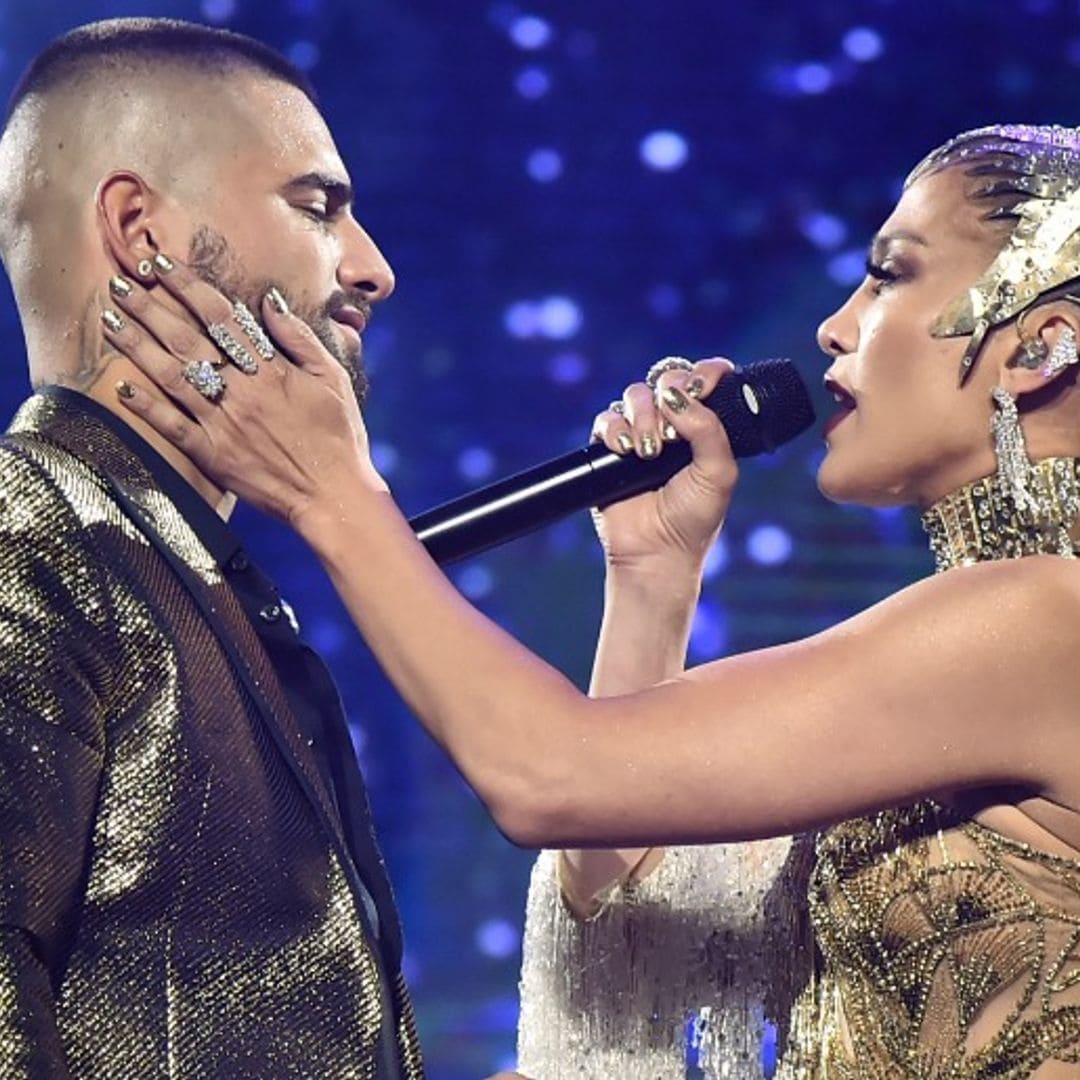 Jennifer Lopez sorprende al compartir el escenario con Maluma en Nueva York