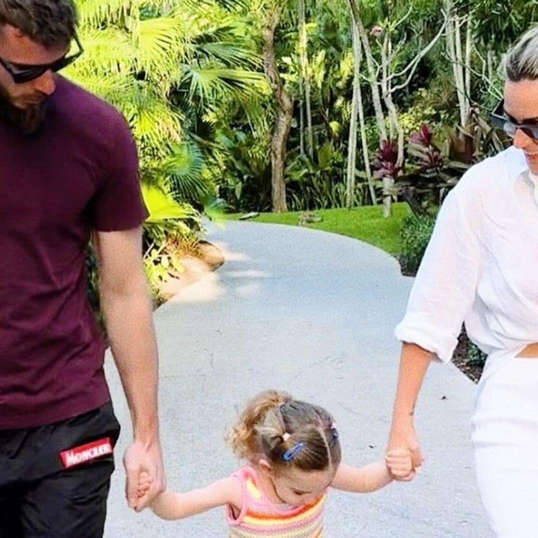 Edurne y David de Gea muestran las fotos más simpáticas con su hija Yanay desde las Bahamas