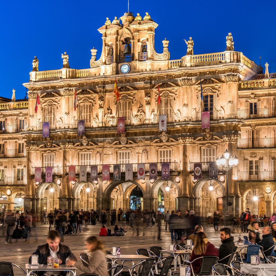 Terraza en la Plaza Mayor, Salamanca