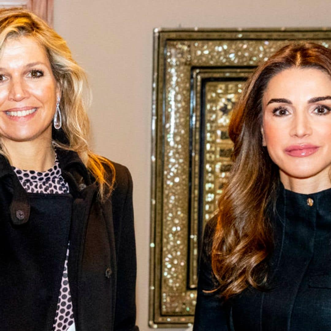 ¡Vuelven a sincronizarse! Máxima de Holanda y Rania de Jordania, radiantes en su duelo de estilo