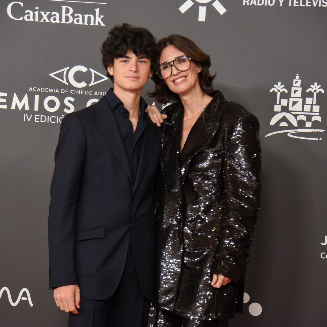 Paz Vega, presume de acompañante en la alfombra roja: su hijo Orson Jr. de 17 años