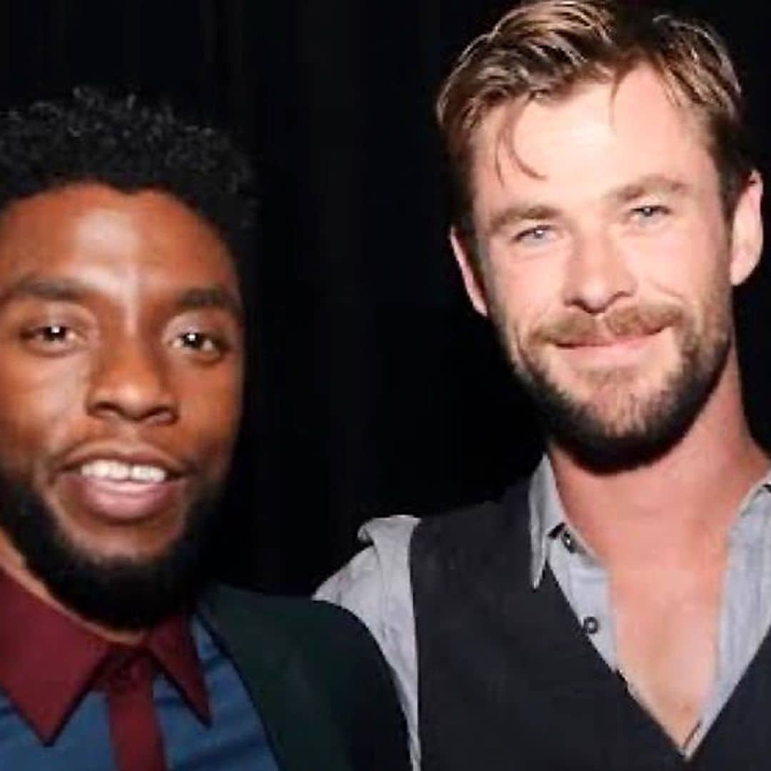 Chris Hemsworth, Brie Larson, Sharon Stone y otras estrellas despiden a Chadwick Boseman