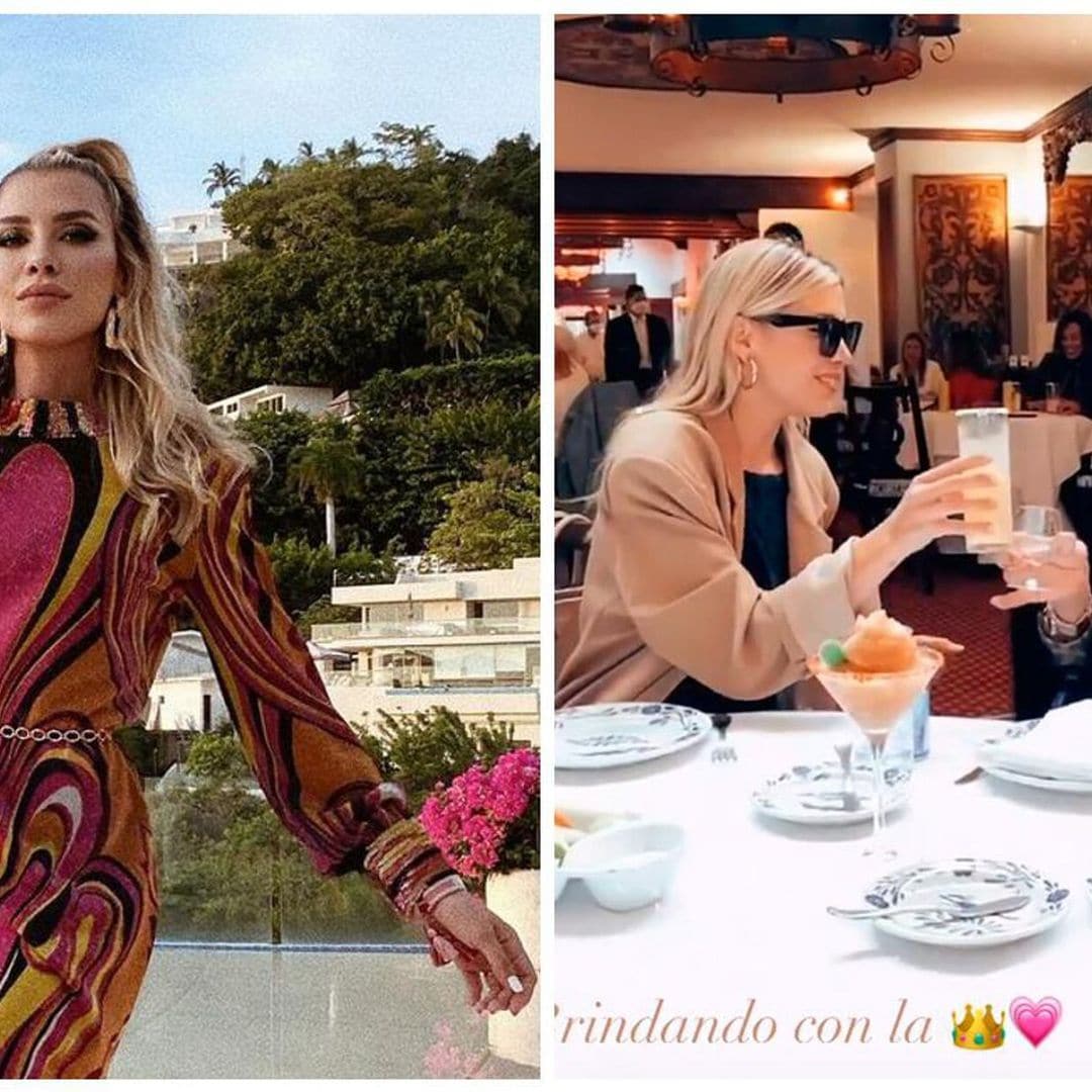 Michelle Salas, de fiesta con Silvia Pinal