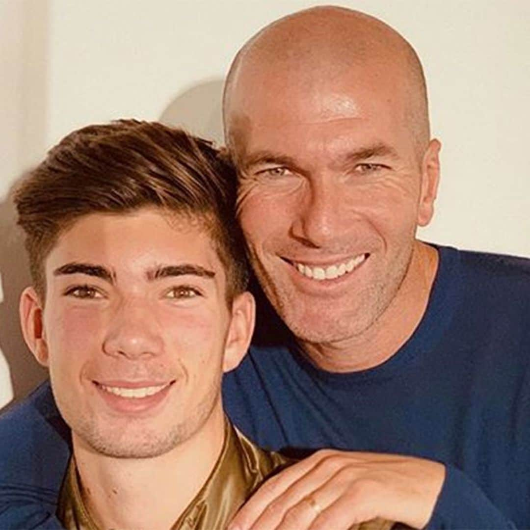 Theo, el tercer hijo de Zidane y el que más se parece a él, cumple 18 años