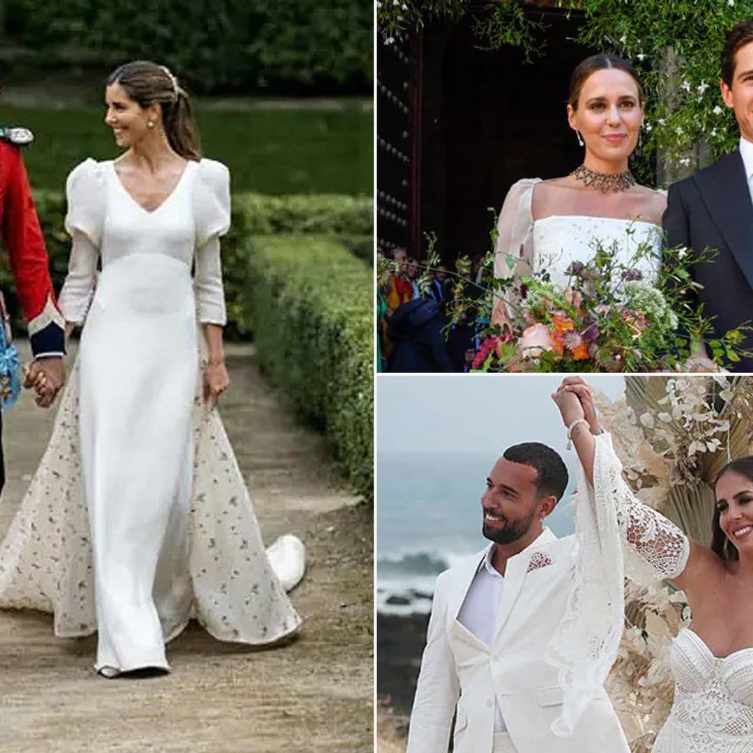 ¡Volvieron las bodas! Los enlaces que nos han devuelto la ilusión en este 2021