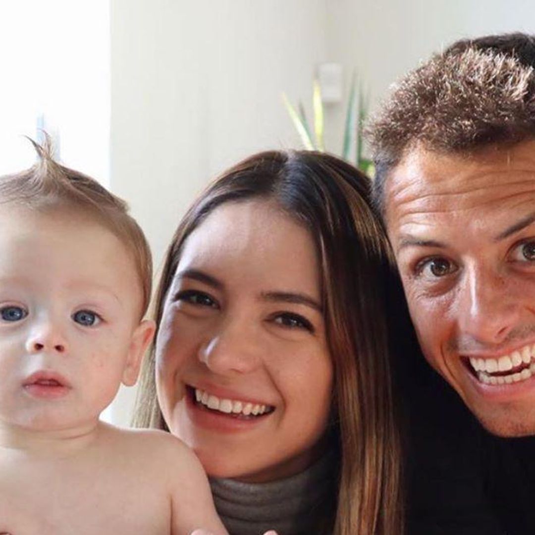 Noah, el bebé de ‘Chicharito’ Hernández, cumplió 9 meses y su esposa lo celebró por todo lo alto