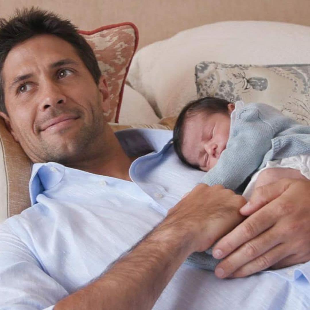 Fernando Verdasco, un papá campeón con su hijo Miguel en ¡HOLA!