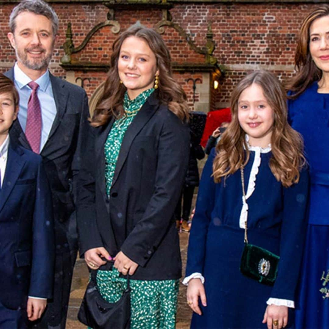 La sintonía de las princesas Isabella y Josephine de Dinamarca luciendo el 'anillo de hermanas'