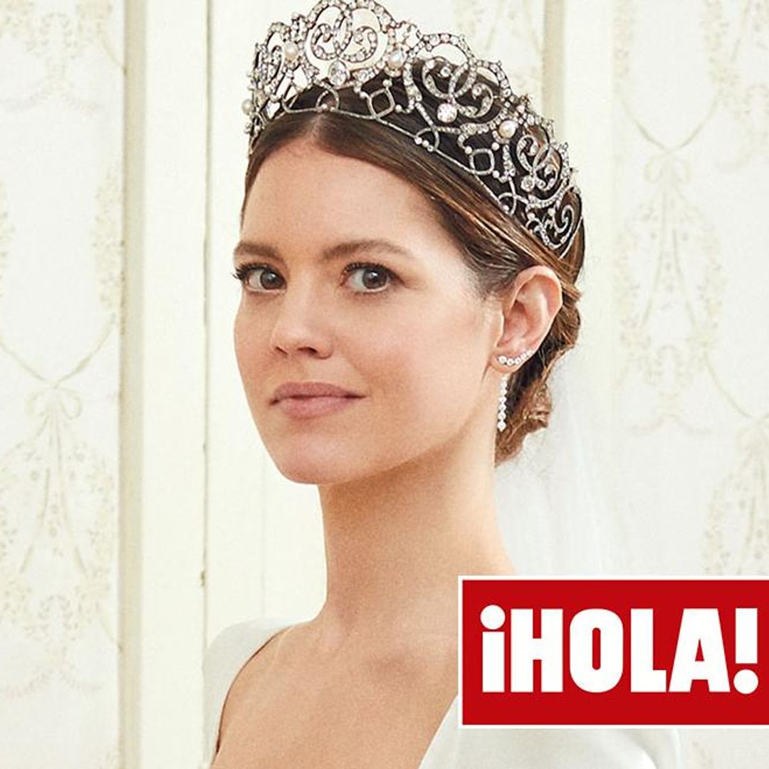 Isabelle Junot, primera imagen de la novia con su vestido de princesa