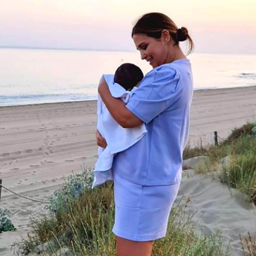 La primera vez de Miguel Jr. frente al mar, en un lugar lleno de significado para su mamá Paula Echevarría