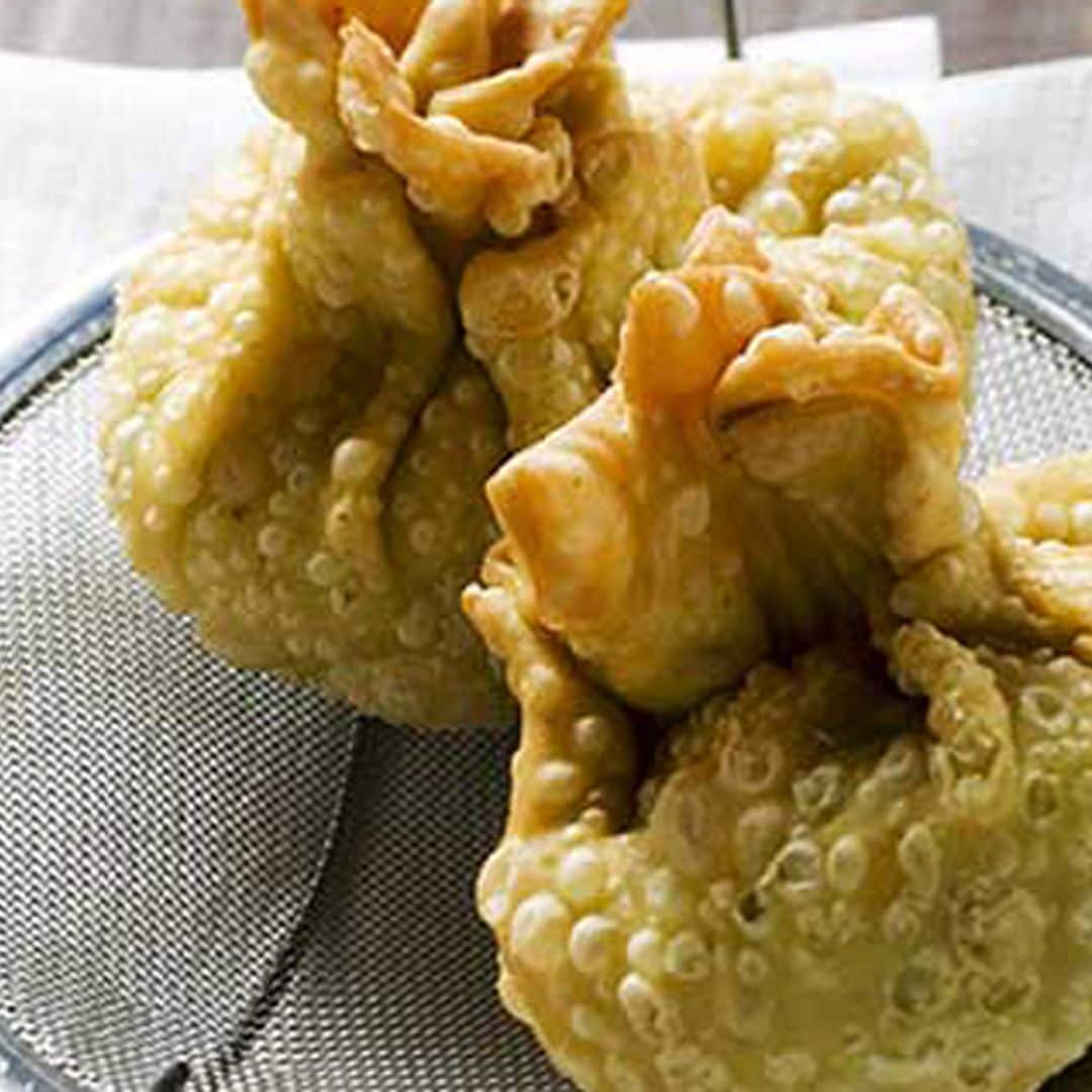 Empanadillas asiáticas de pollo al curry