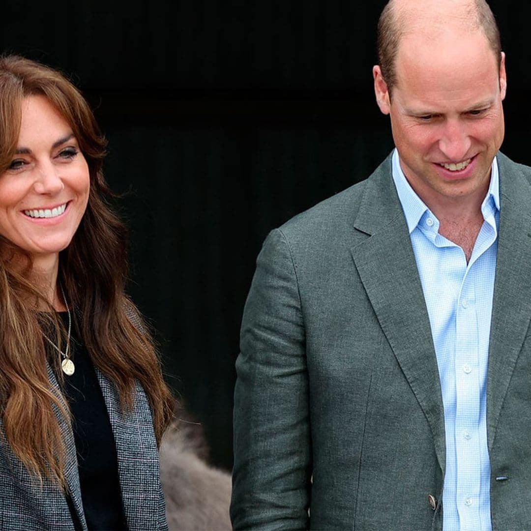 La agitada aparición del Príncipe William y Kate de Gales