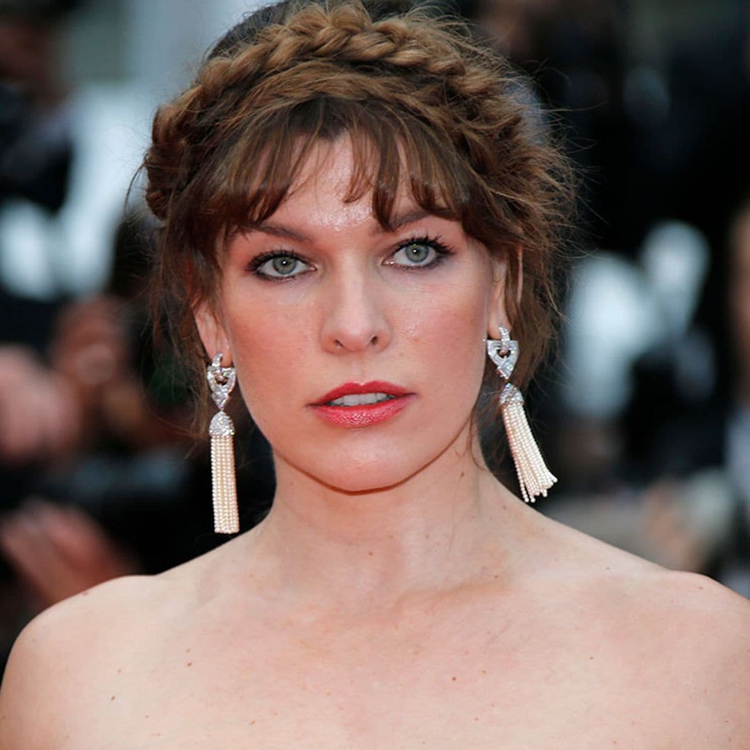 Milla Jovovich, una potente heroína un mes después de ser madre por tercera vez