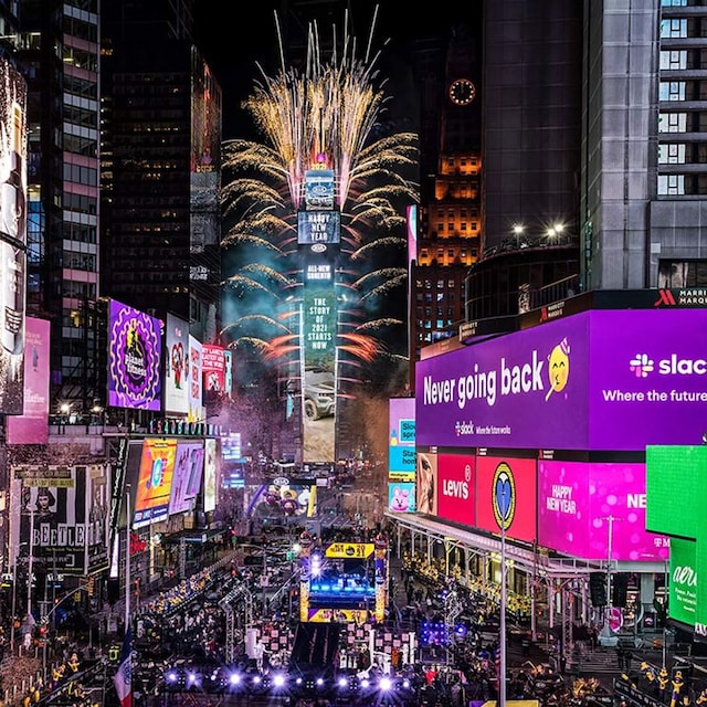 nye ball drop times square