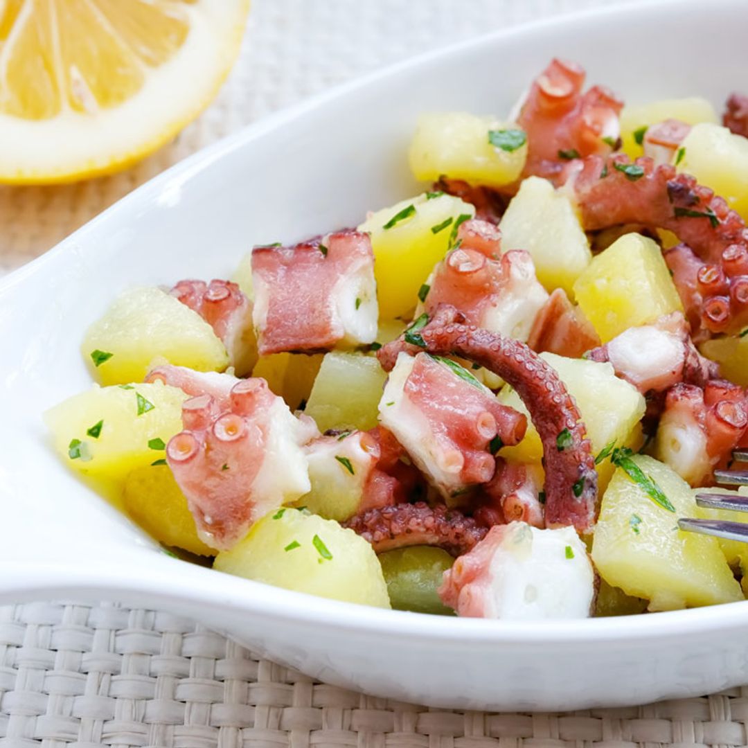 Ensalada de patata y pulpo