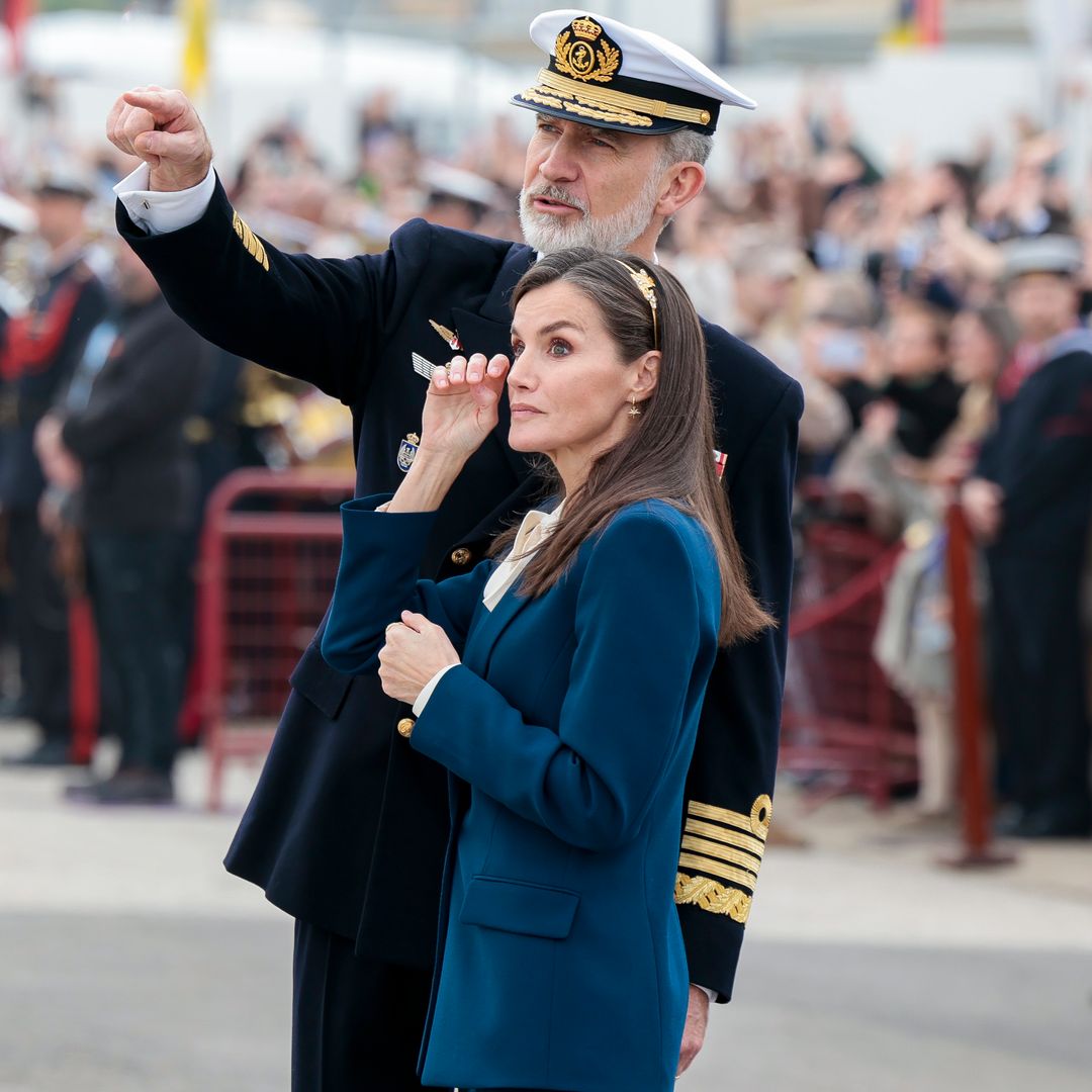 Las lágrimas de la reina Letizia y el orgullo del rey Felipe en la despedida a Leonor a bordo de Elcano